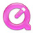 QuickTime Pink Sparkles Icon